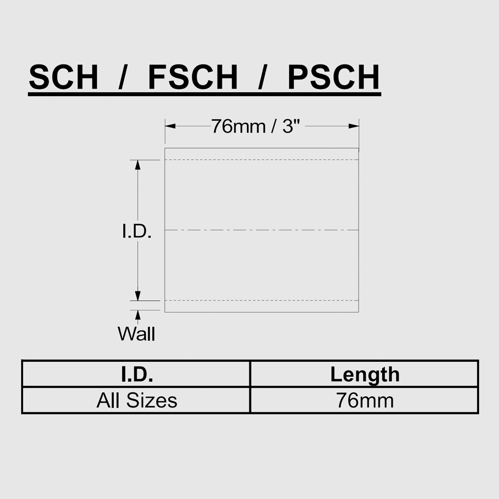 80mm Silicone Coupling Hose